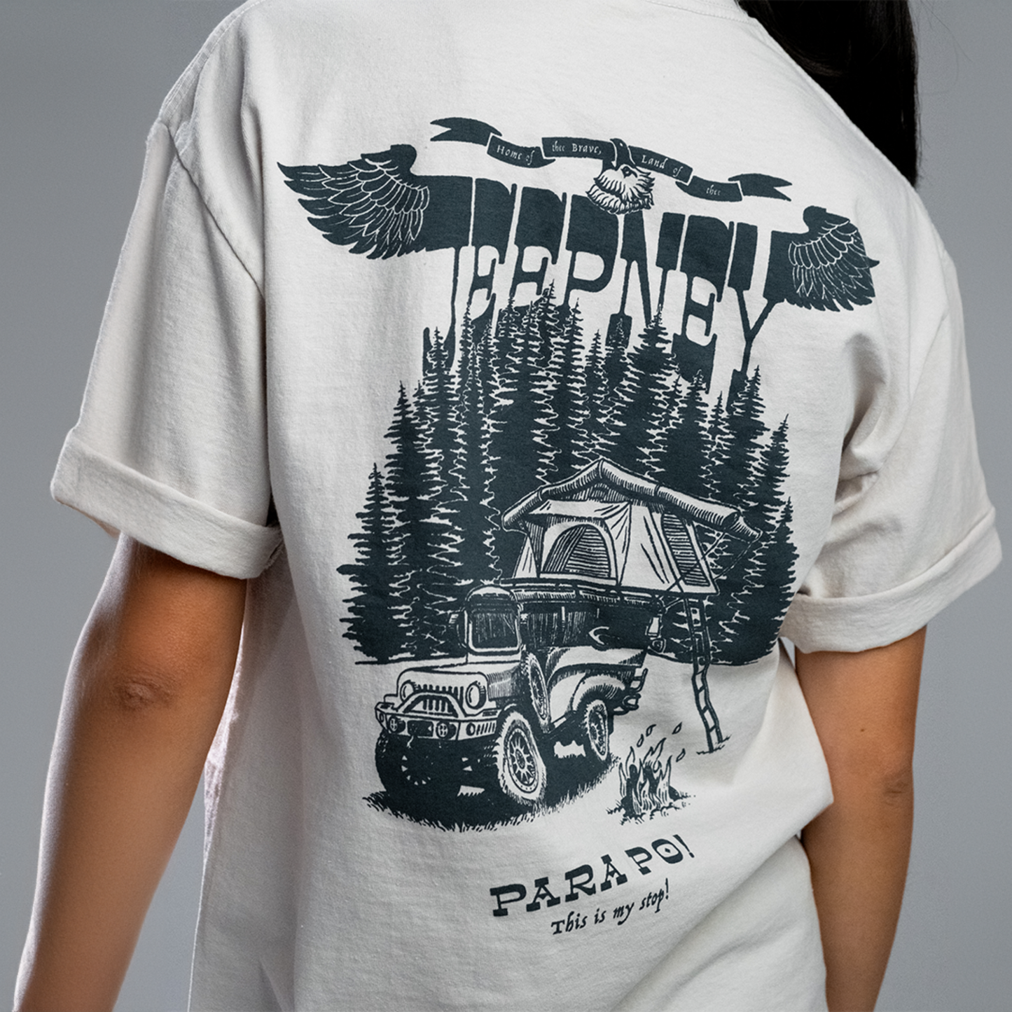 Jeepney 4x4 Cement T-Shirt